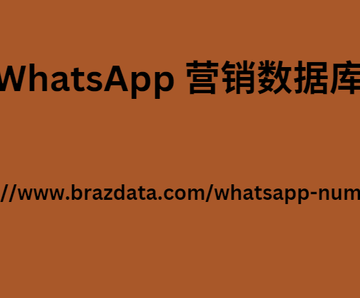 WhatsApp 营销数据库