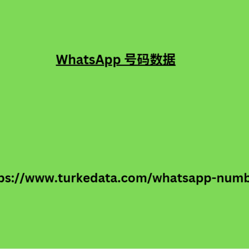 WhatsApp 号码数据