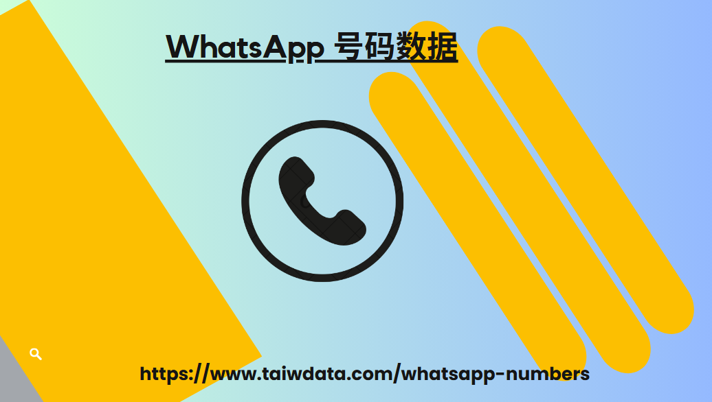 WhatsApp 号码数据